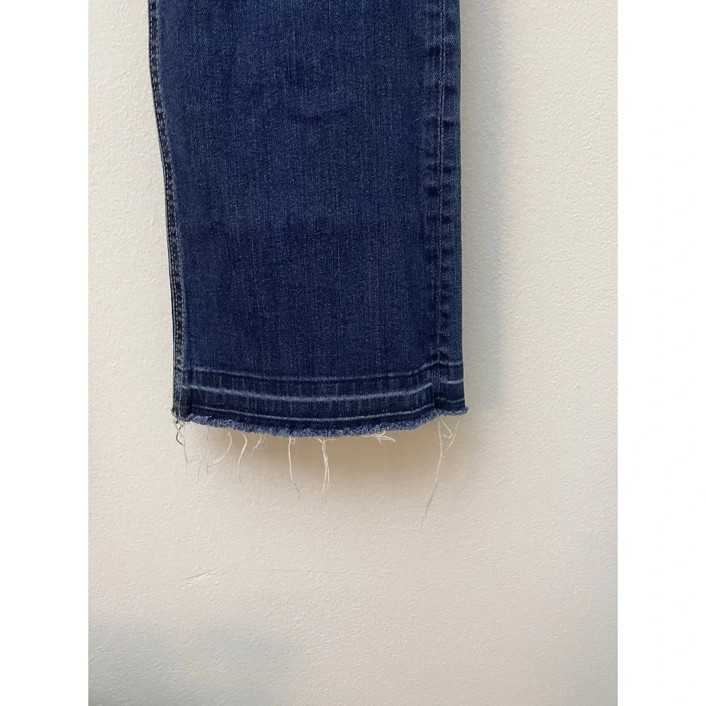 VERONICA BEARD Carolyn 10" Baby Boot Dark Vintage Patch Pocket Kick Flare Jean27 - Picture 8 of 14